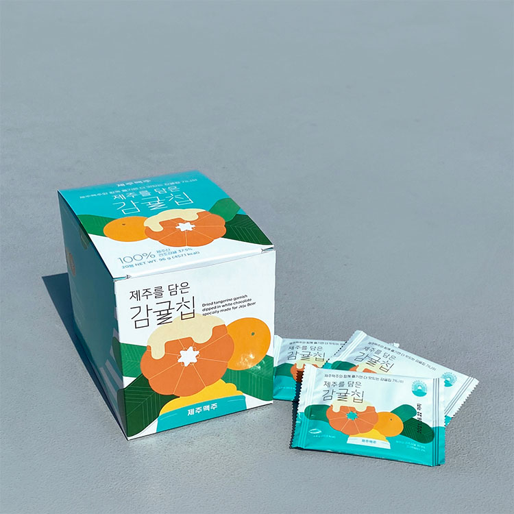 제주를 담은 감귤칩