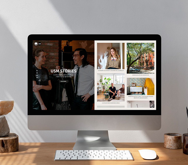 USM 리뉴얼사이트 목업