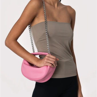 Baby Cush Pink Small Grain Calf Leather